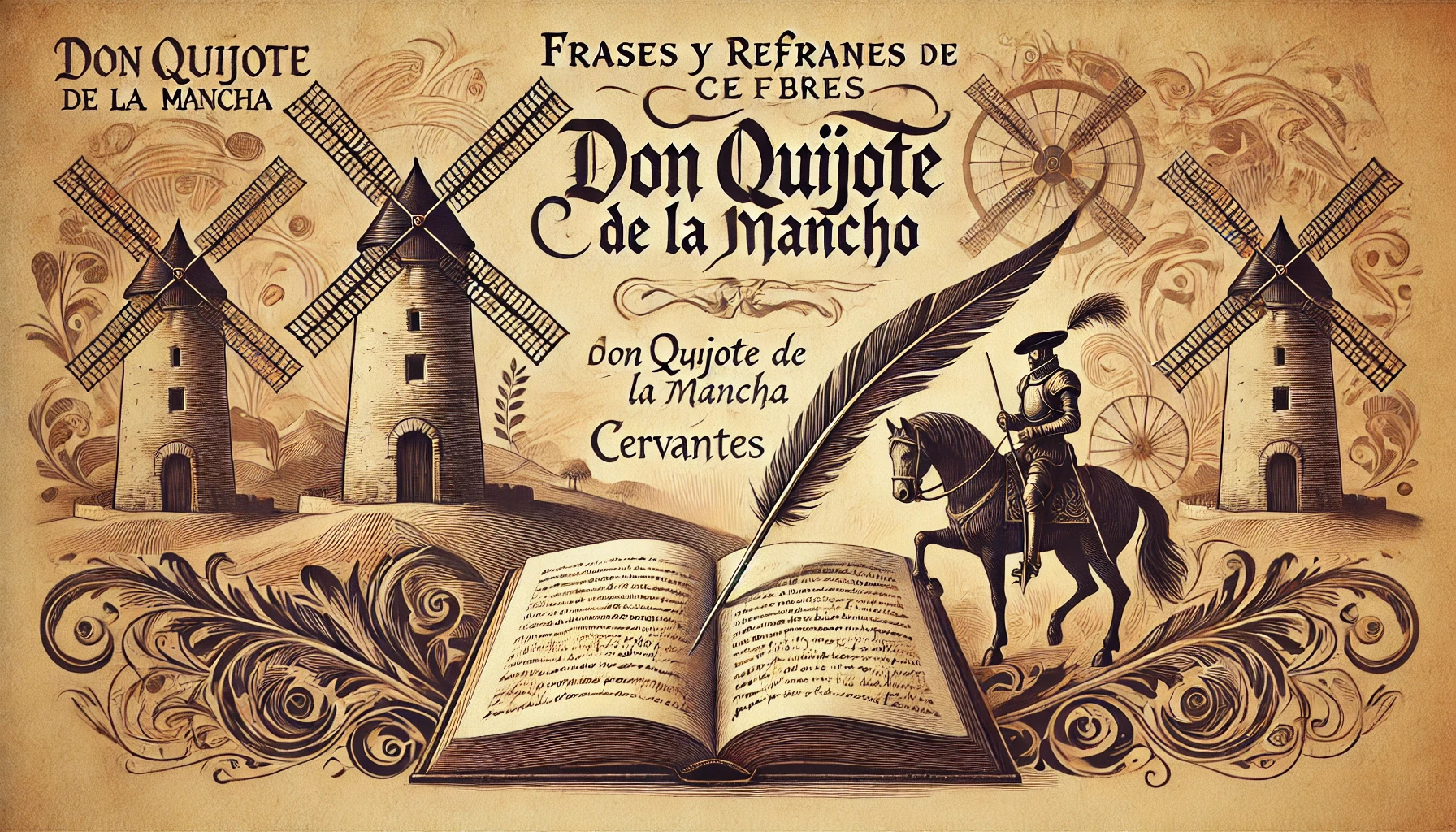 Frases y refranes célebres de Don Quijote de la Mancha y su significado